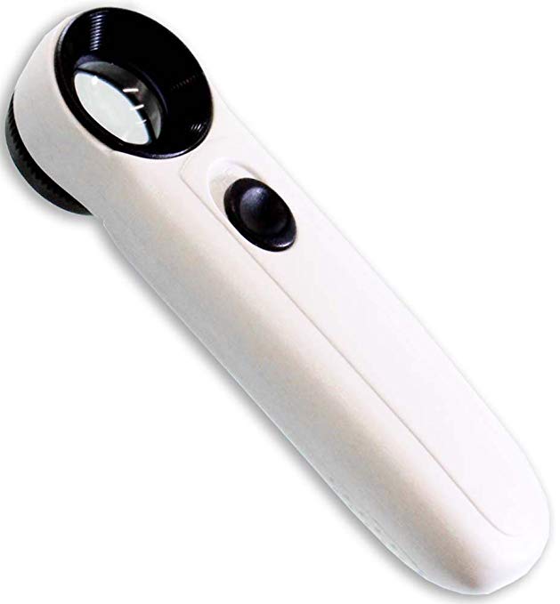 Illumine 21x Handheld Lighted Magnifier with Ergonomic Handle
