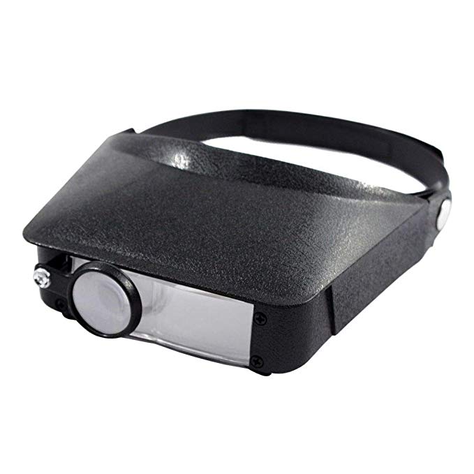 Hands Free Multi Power Head Magnifier Acrylic Lens Eye Loupe & Adjustable Strap